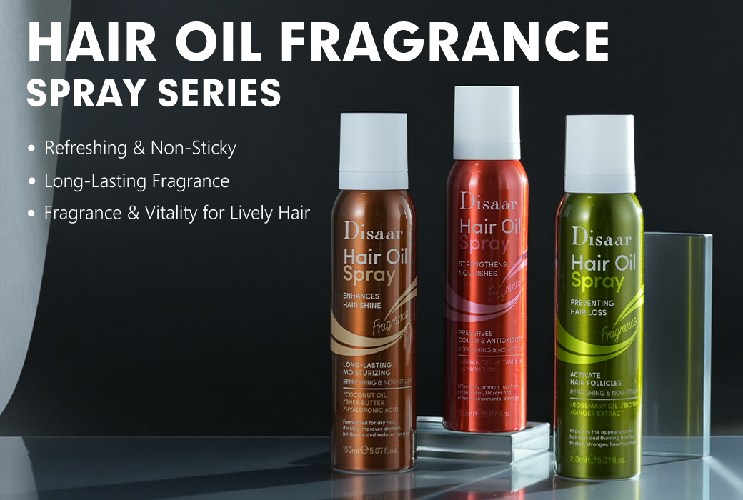 Disaar 150ml Refreshing and Non-Sticky Hair Oil Sprays Series Wholesale Long-Lasting Fragrance Hair Oil Mists for Shine and Protect