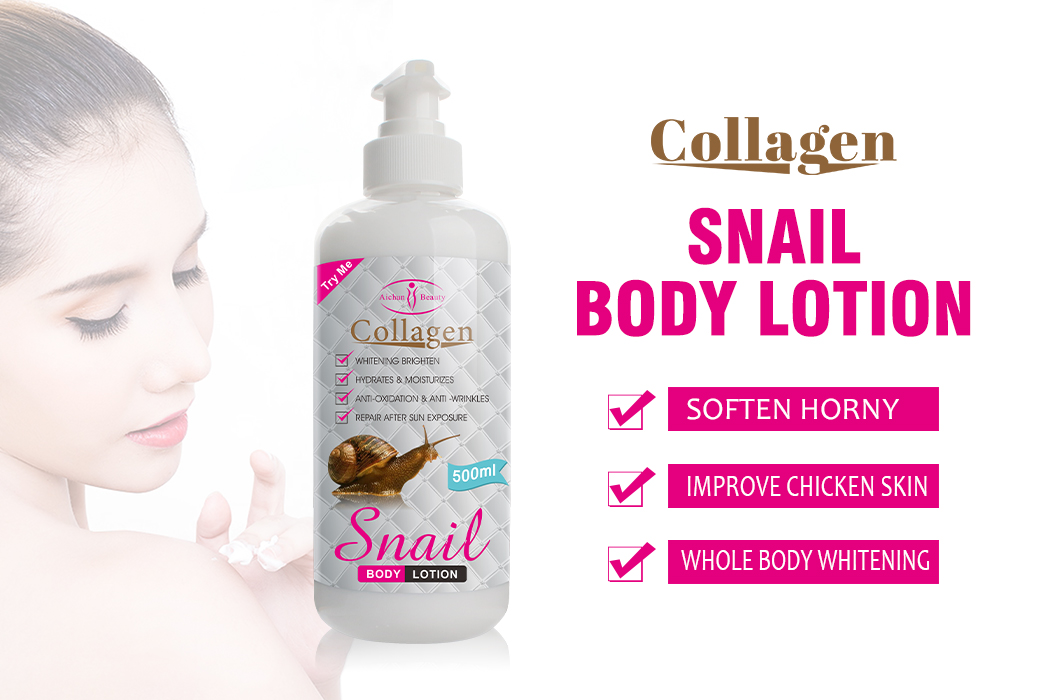Aichun Beauty 500ml Snail & Collagen Body Lotion