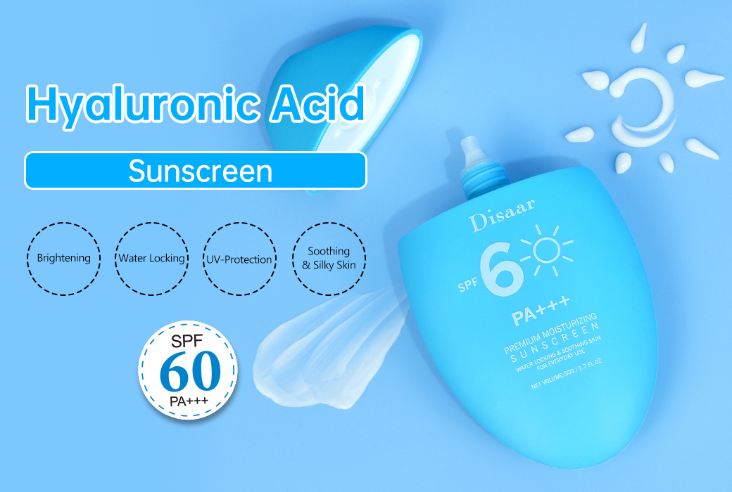 Disaar 50g Hyaluronic Acid Moisturizing Sunscreen SPF60 PA+++