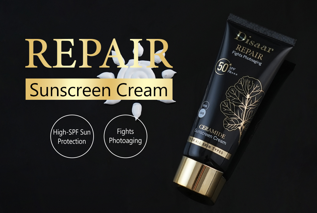 Disaar 60g Ceramide & Centella Asiatica SPF50 Sunscreen Cream for Wholesale