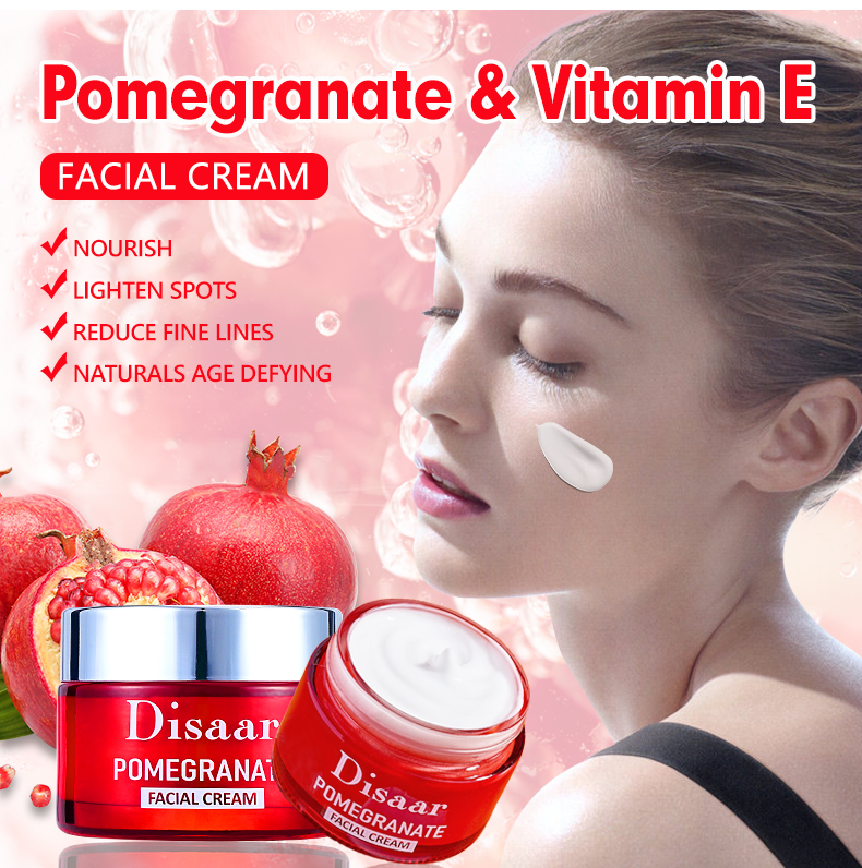 DS5254 50g Pomegranate & Vitamin E Facial Cream - Antioxidant-Rich Moisturizer for Radiant Skin | LivePro Beauty factory