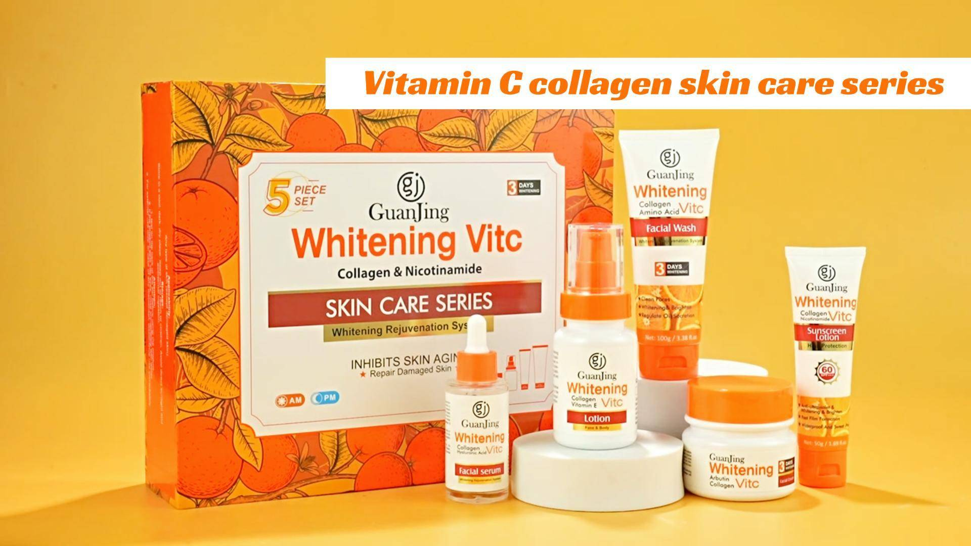 Línea de Cuidado Facial con Colágeno y Vitamina C