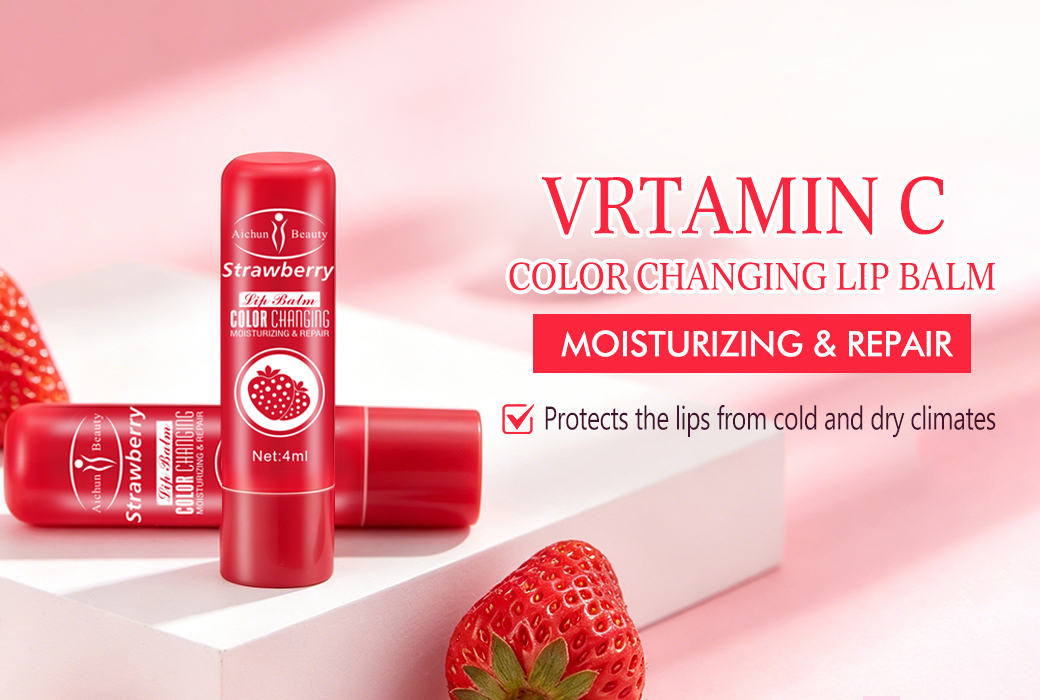 Strawberry Color Change Lip Balm