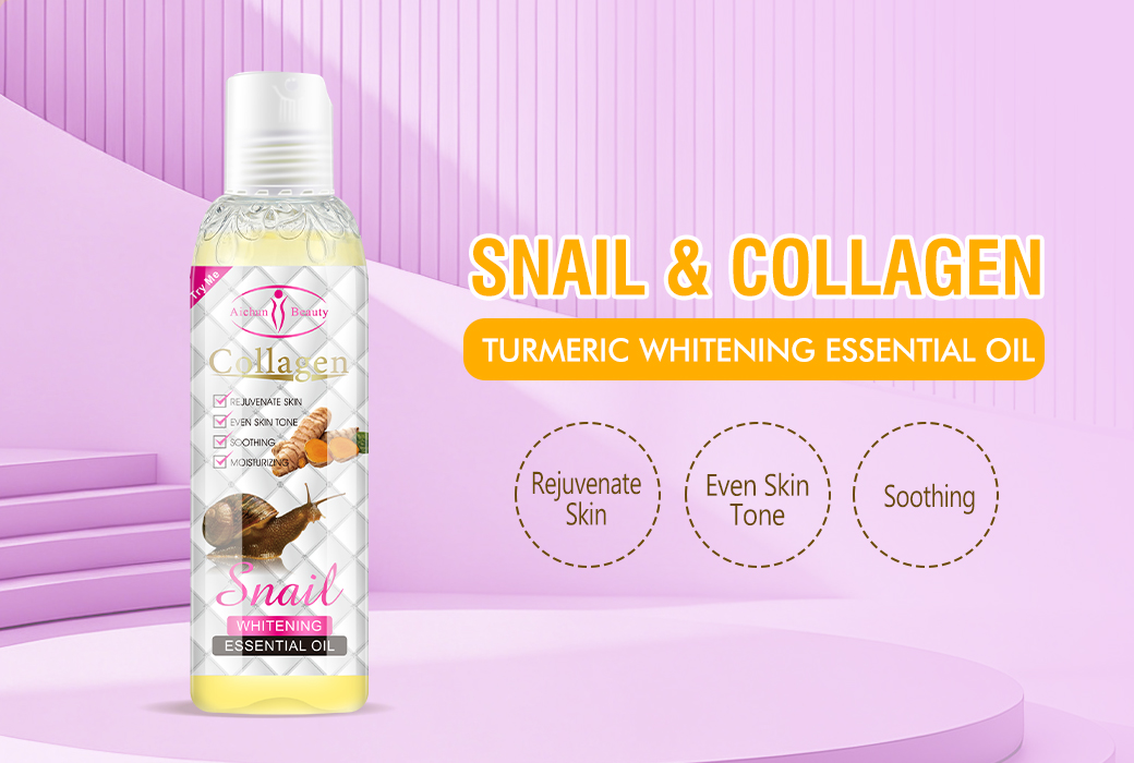 Aichun Beauty 100ml Snail & Collagen & Turmeric Whitening Essential Oil