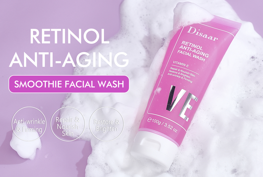 Disaar 100g Retinol Anti-Aging Smoothie Facial Wash Firming and Nourishing Cleansing