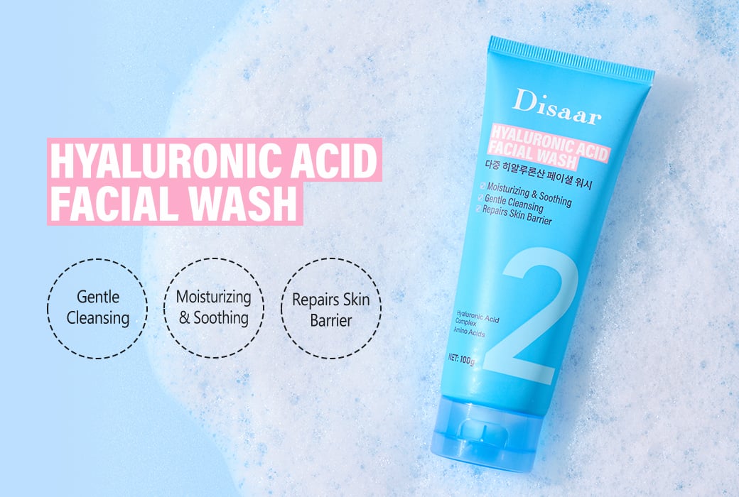 Disaar 100g Multi-Hyaluronic Acid Facial Wash