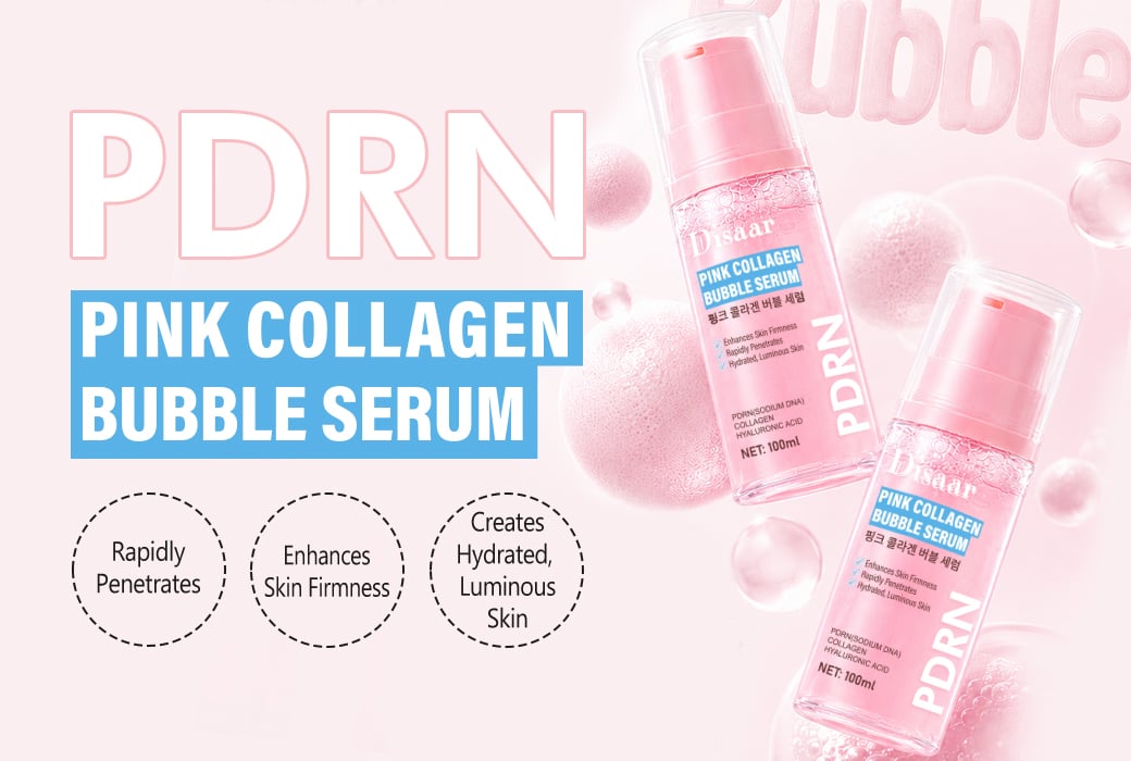 Disaar 100ml PDRN Pink Collagen Bubble Serum Hydration & Firming Care