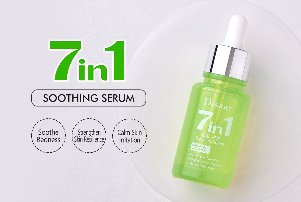 Disaar 40ml 7-in-1 Soothing Facial Serum Ectoin Ceramide Vitamin B5 Serums