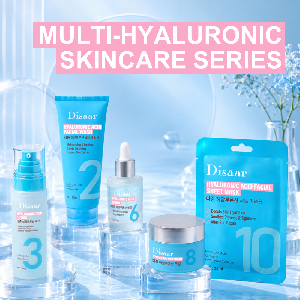 Distribuidor personalizado de la serie de cuidado facial con ácido hialurónico múltiple Disaar