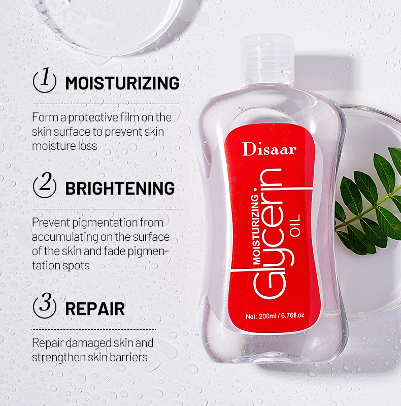DS5212 Disaar Massage Oil - Rich Natural Glycerin Moisturizing & Whitening Body Oil, 200ml High Purity, Non-Greasy, Hydrating Formula factory