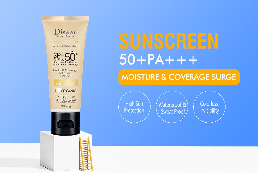 Disaar SPF50 PA+++ Tinted Facial Sunscreen