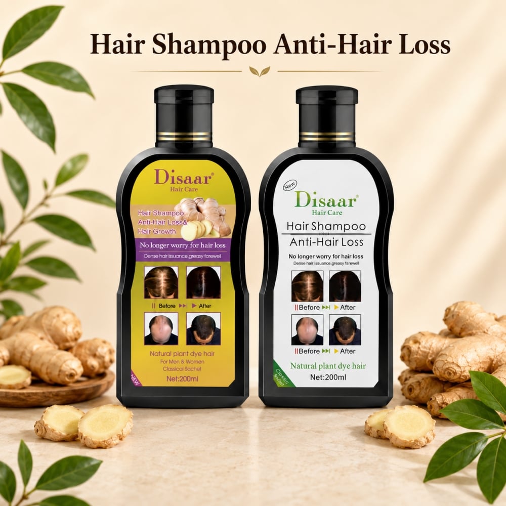 Champú Disaar contra la caída del cabello y para el crecimiento capilar, 200 ml, suministro a granel