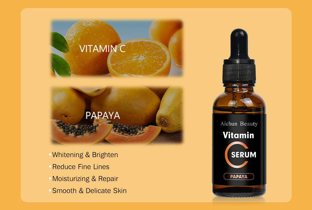 Aichun Beauty 30ml Vitamin C & Papaya Facial Serum