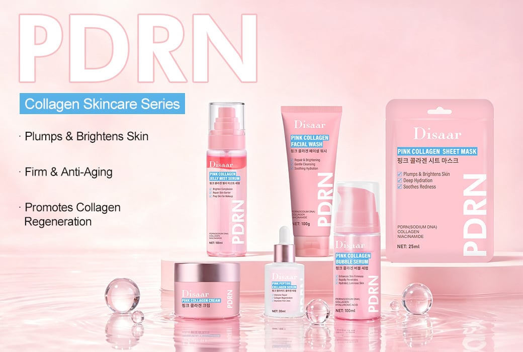 Disaar PDRN Pink Collagen Skincare Series Wholesale for Repairing Brightening and Anti-Aging Skin Care