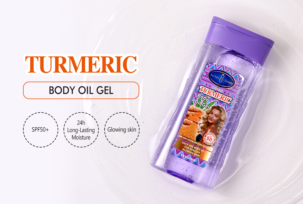 Aichun Beauty 200ml Turmeric Glowing Body Oil Gel