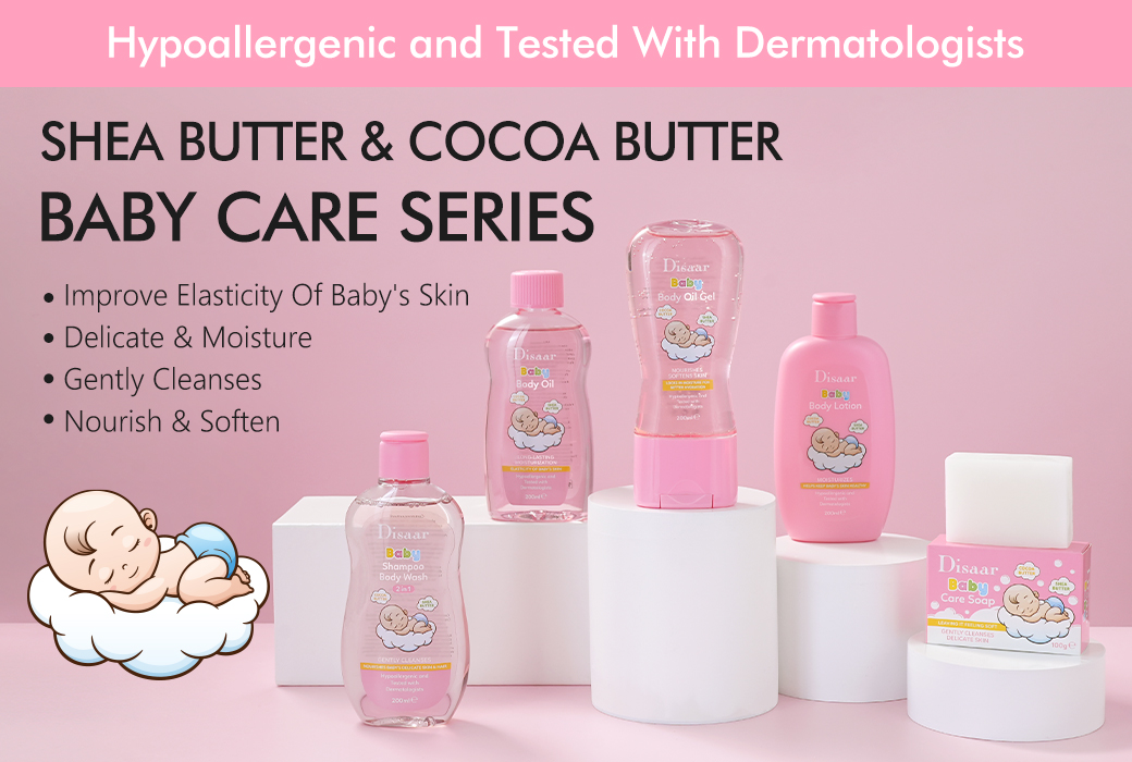 Disaar Shea Butter and Cocoa Butter Baby Care Series for Daily Gentle Care