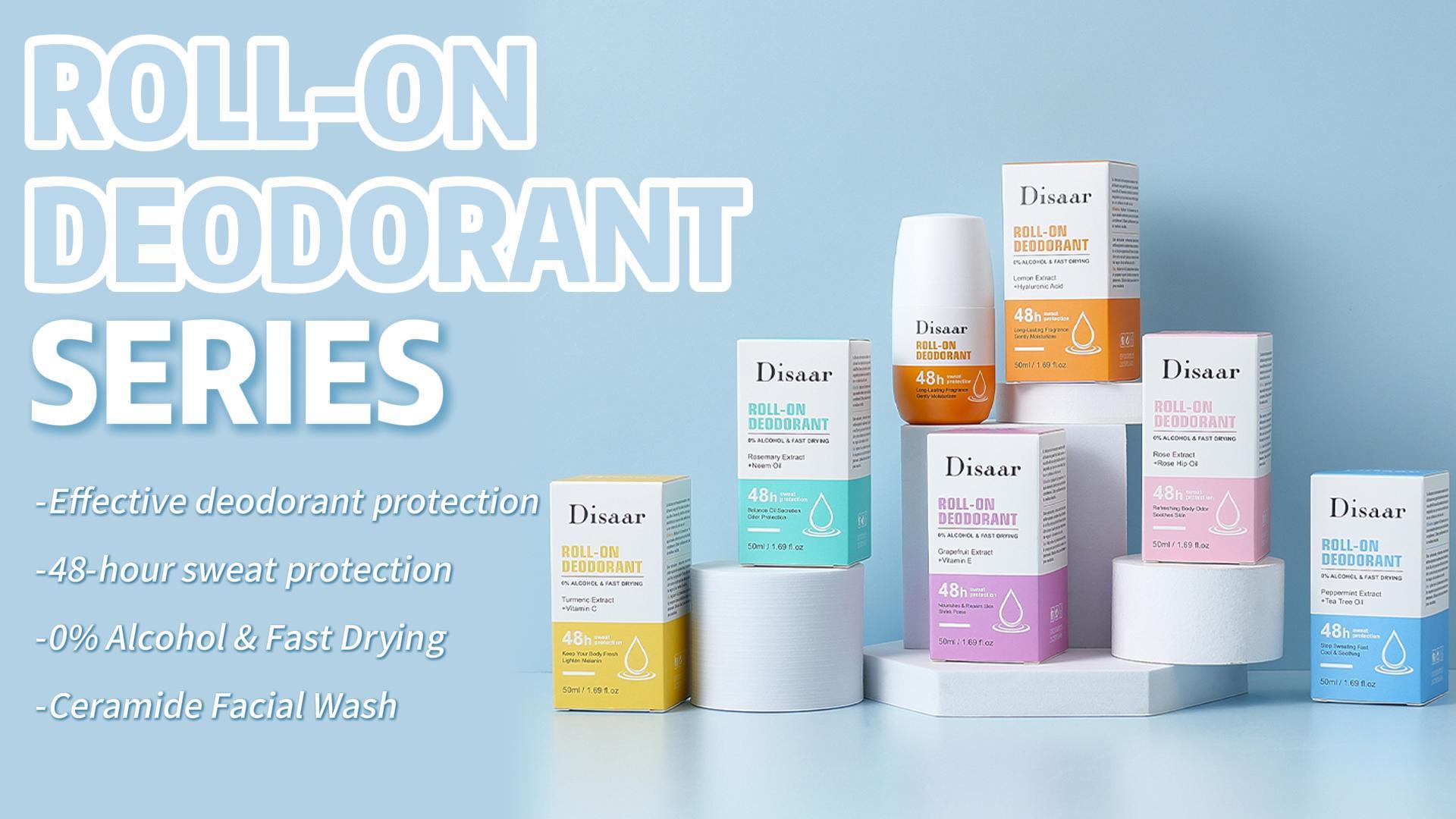 Serie de desodorantes en roll-on Disaar