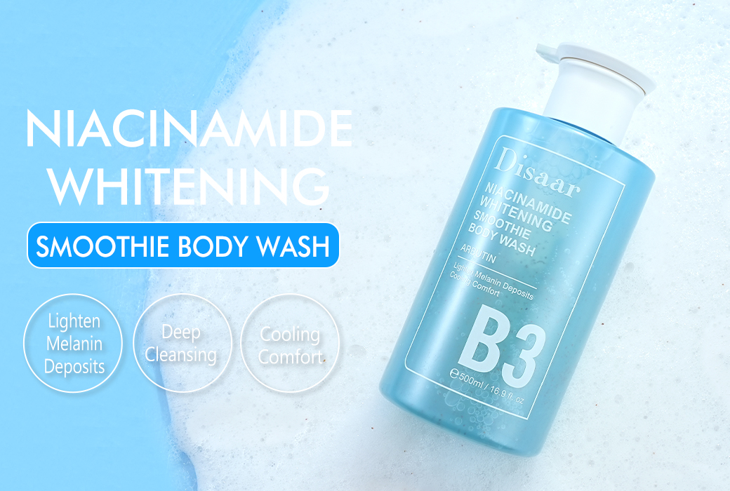 Disaar 500ml Niacinamide Whitening Smoothie Scrub Body Wash