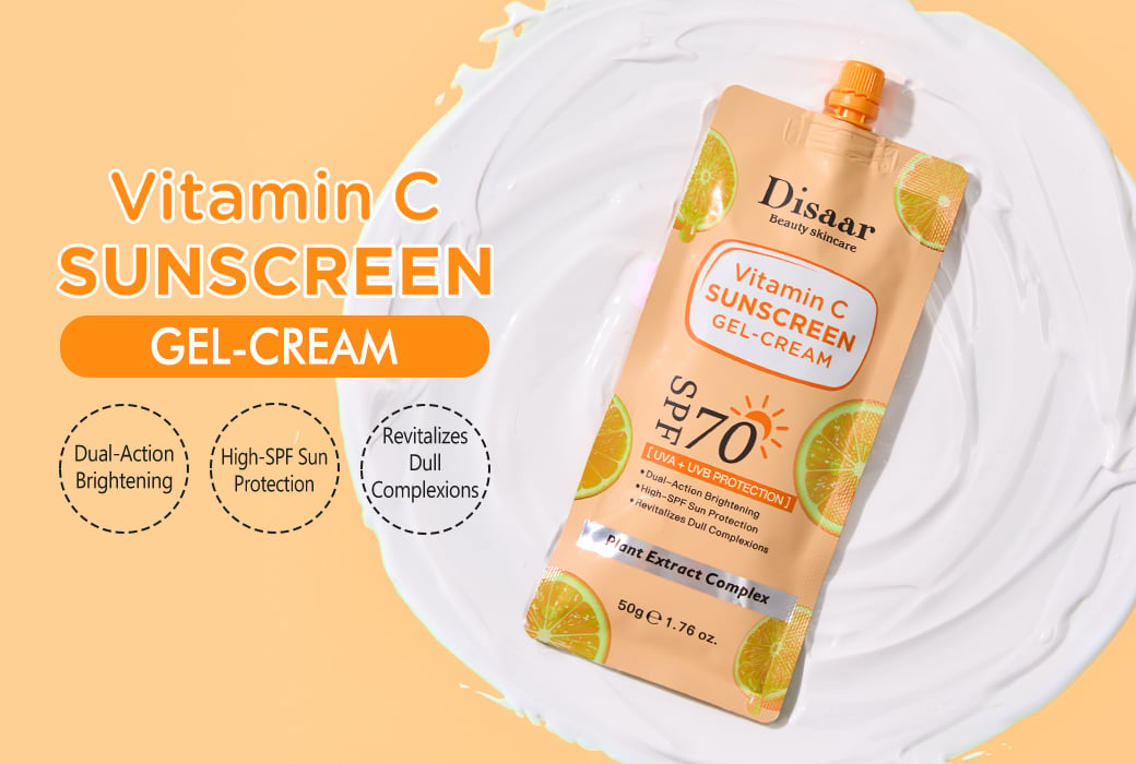 Disaar 50g Vitamin C Sunscreen Gel-Cream SPF70