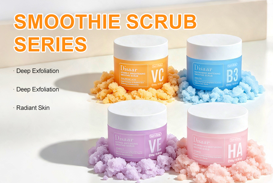 Disaar 300g Smoothie Face and Body Scrub Wholesale Exfoliating Care for Cleaner and Smoother Skin