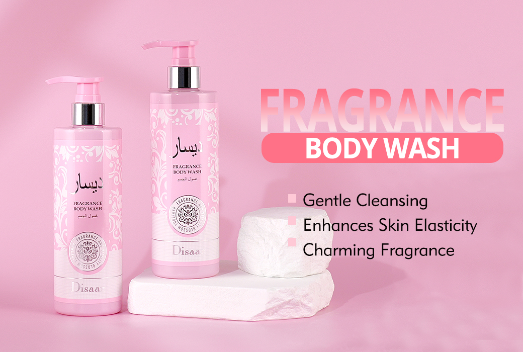 Disaar Collagen & Vitamin E Fragrance Body Wash in Arabic packaging