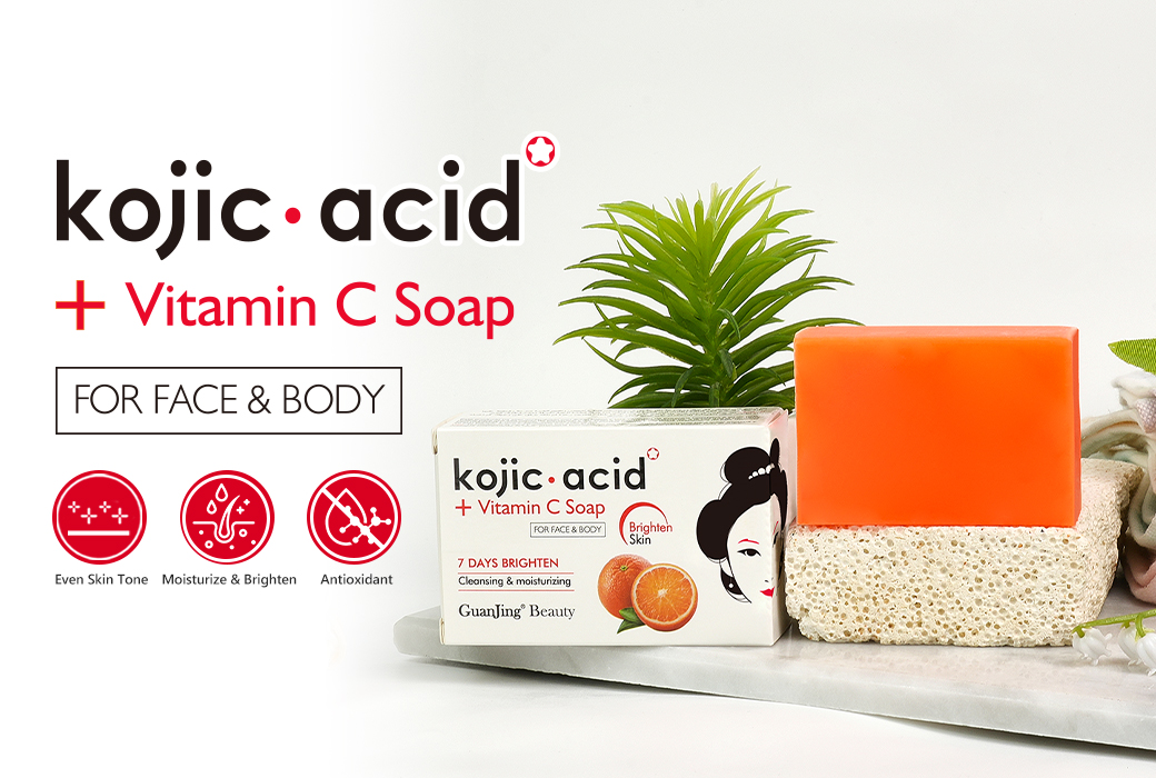 Guanjing 120g Kojic Acid Vitamin C Soap