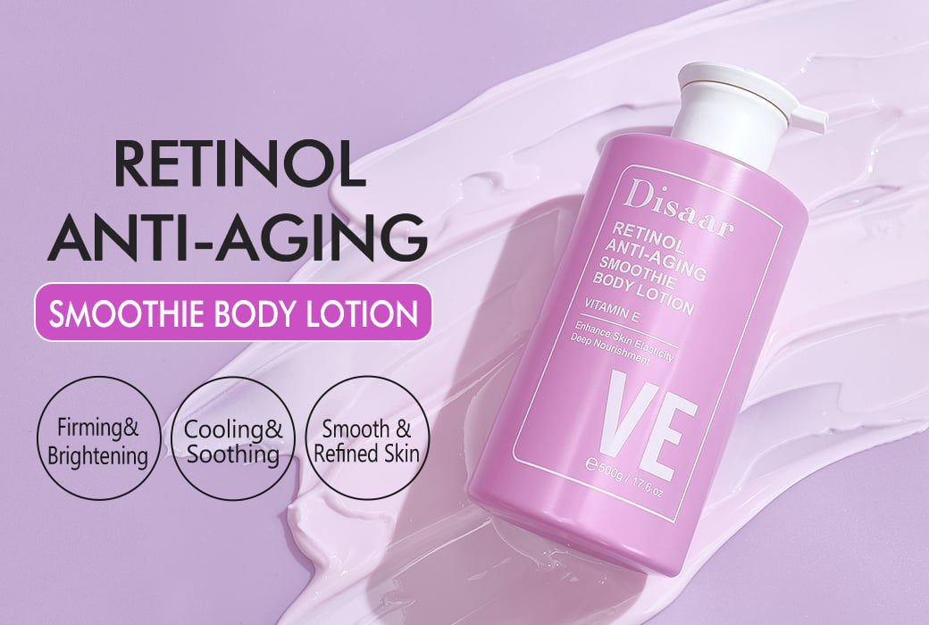 Disaar Hydrating Retinol Body Lotion for Elasticity and Deep Nourishment