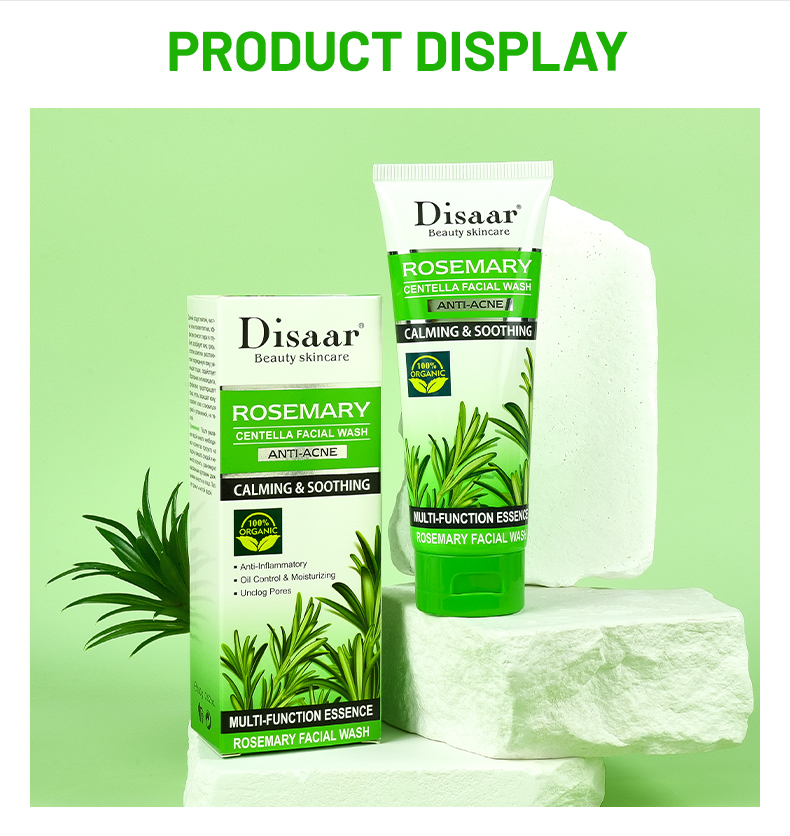 DS5731 100g Rosemary & Centella Asiatica Facial Wash - Revitalizing & Calming Cleanser for All Skin Types | LivePro Beauty supplier