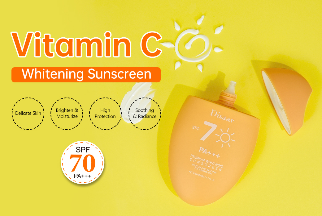 Disaar 50g Vitamin C Whitening Sunscreen SPF70 PA+++
