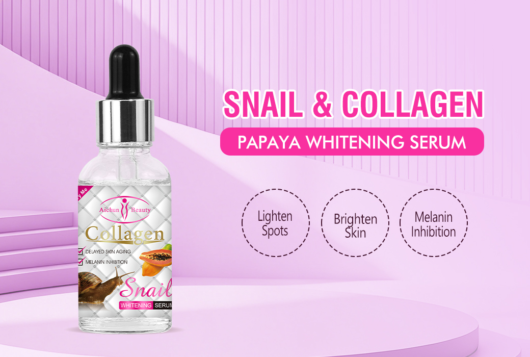 Aichun Beauty 30ml Snail & Collagen & Papaya Whitening Serum