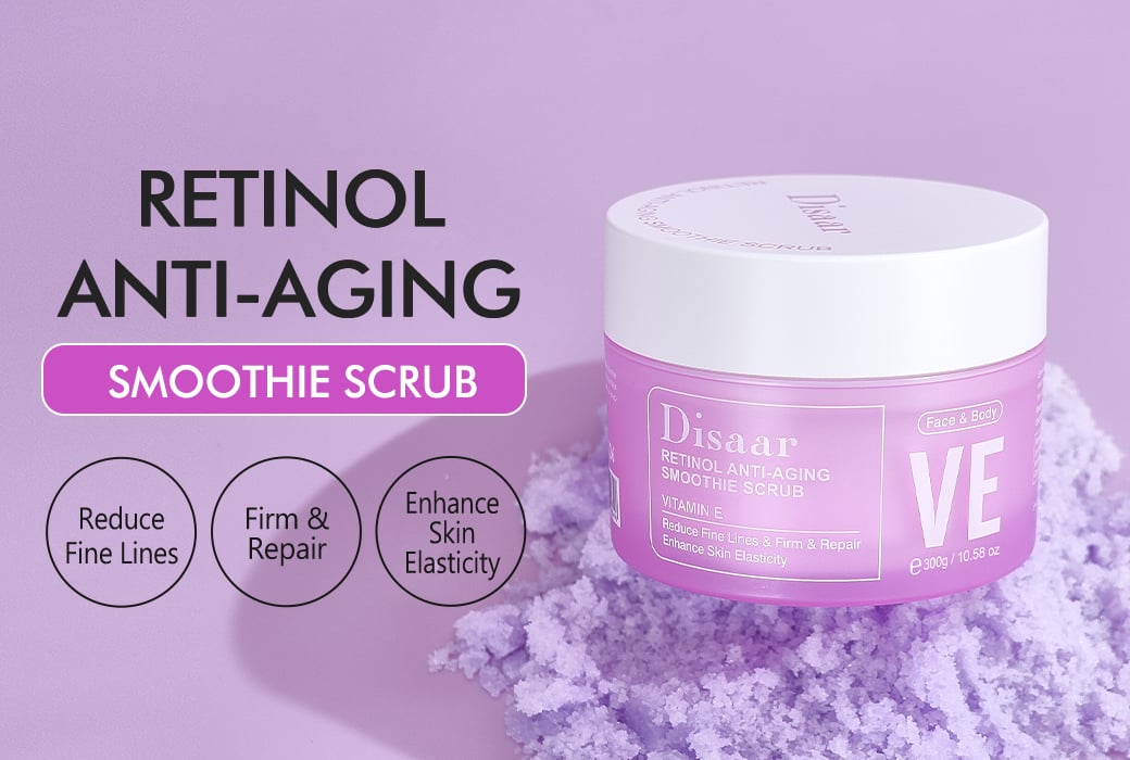 Disaar Exfoliating Retinol Body Scrub for Renewal and Smoothing