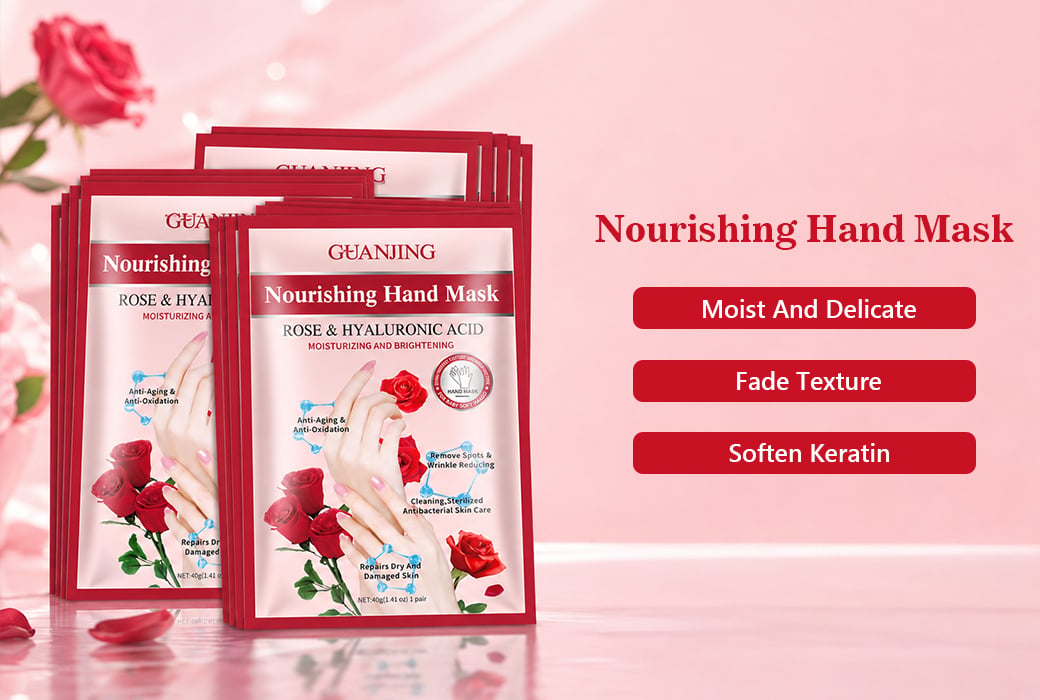 GUANJING 40ml × 1 pair Lavender & Collagen Nourishing Hand Mask