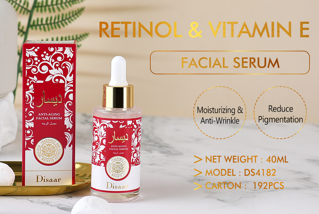 Disaar Retinol & Vitamin E Facial Serum in Arabic packaging