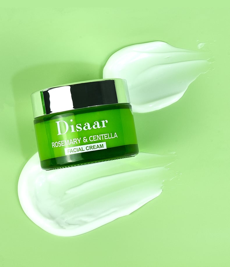 DS5734 50g Rosemary & Centella Asiatica Facial Cream - Revitalizing & Calming Moisturizer for All Skin Types | LivePro Beauty details