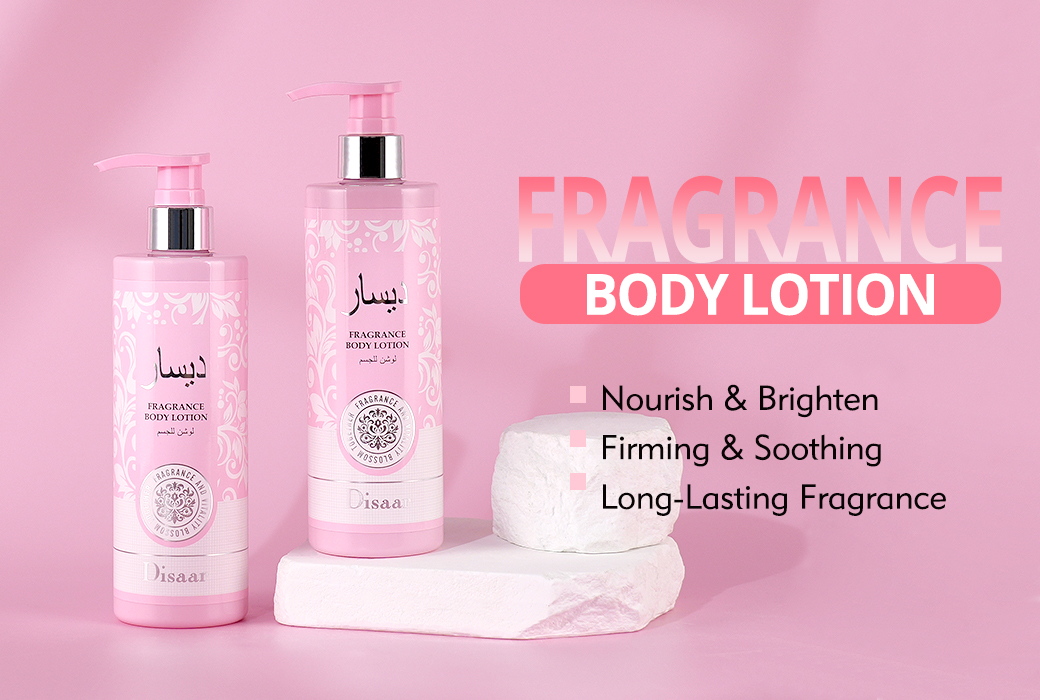 Disaar Collagen & Sweet Almond Oil Fragrance Body in Arabic packaging Lotion in