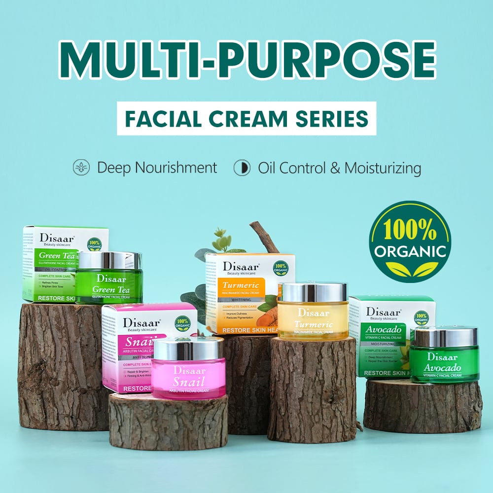 Serie de Crema Facial Multiusos Disaar para Soluciones Completas de Cuidado de la Piel a Granel