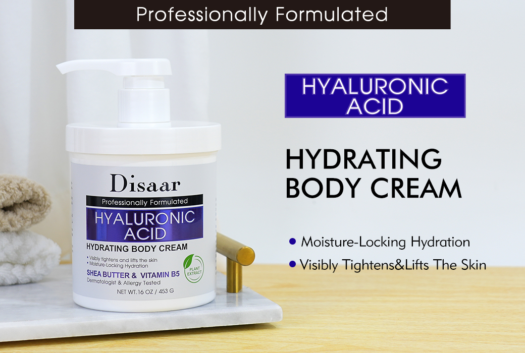 Disaar Hyaluronic Acid Hydrating Body Cream For Dry & Dehydrated Skin