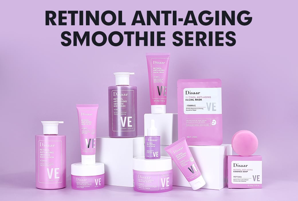 Disaar Smoothie Retinol Anti Aging Skin Care Series for Firming Brightening and Professional Private Label Manufacturing