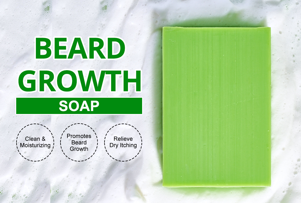 Aichun Beauty 100g Beard Growth Shampoo Soap Cleansing and Moisturizing