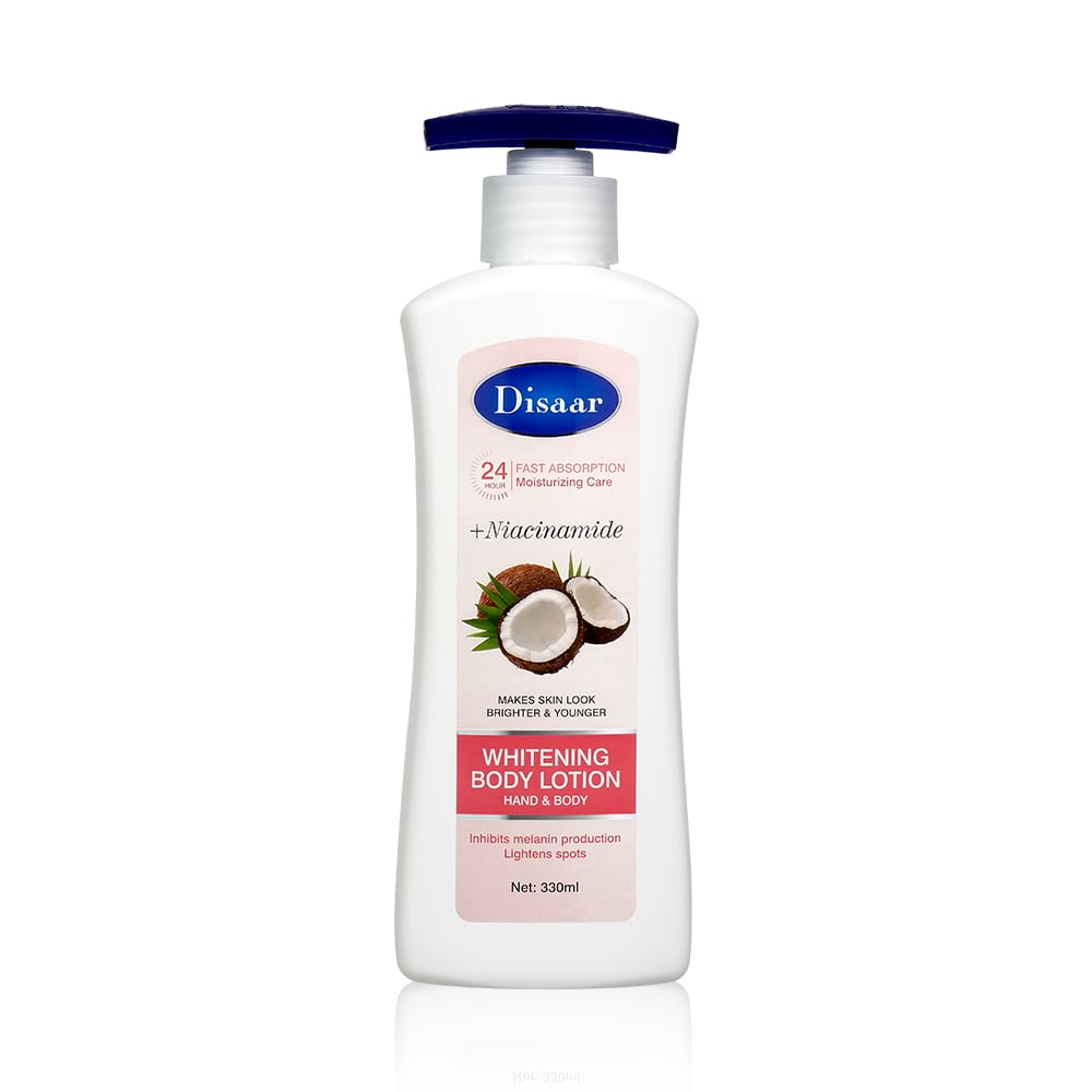 LOCIÓN CORPORAL BLANQUEADORA (Niacinamida y Aceite de Argán y Aceite de Coco)