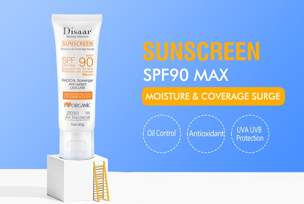 Disaar SPF90 MAX PA+++ Sunscreen Foundation