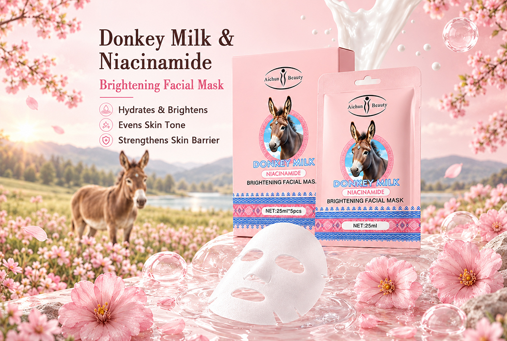 Aichun Beauty 100g Donkey Milk & Niacinamide Brightening Facial Wash