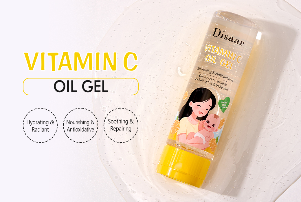 Disaar 300ml Vitamin C Body Oil Gel for Glowing & Hydrating
