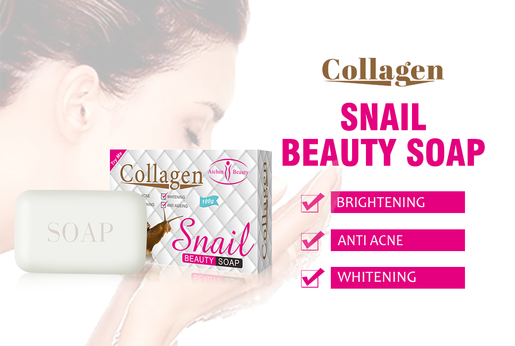 Aichun Beauty 100g Collagen & Snail Beauty Soap