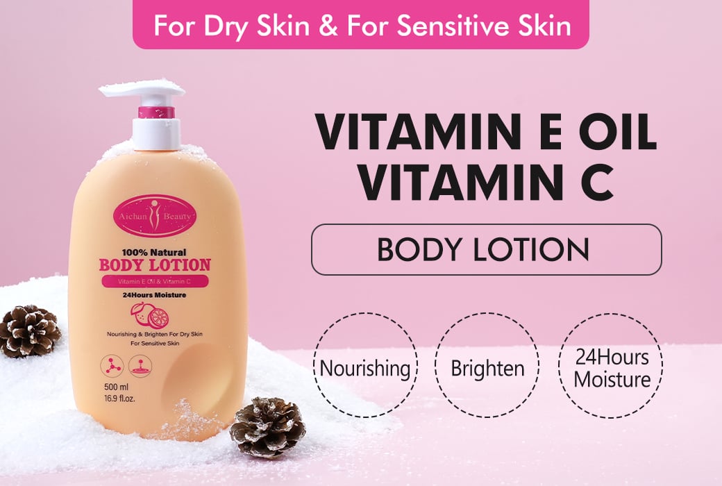 Aichun Beauty Vitamin E Oil & VC Body Lotion For Dull and Dry Skin