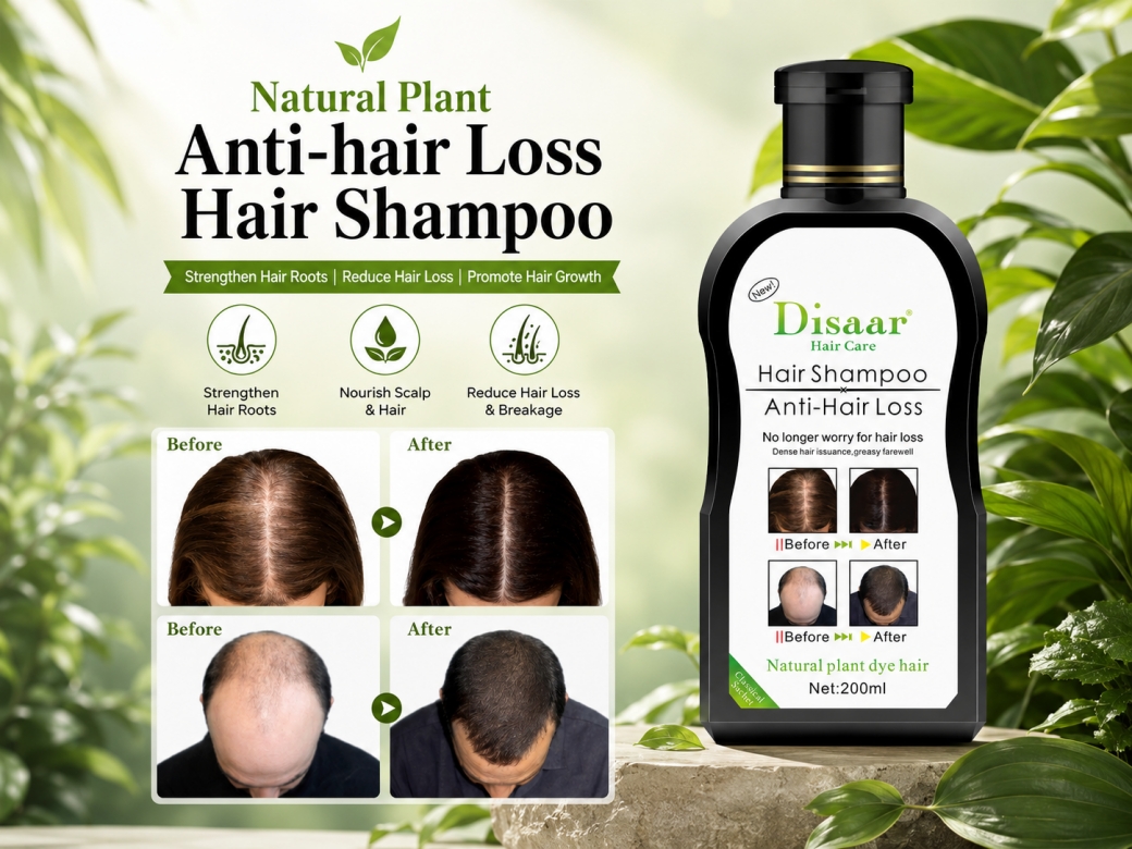 Disaar 200ml Natural Plant Anti-Hair Loss Shampoo