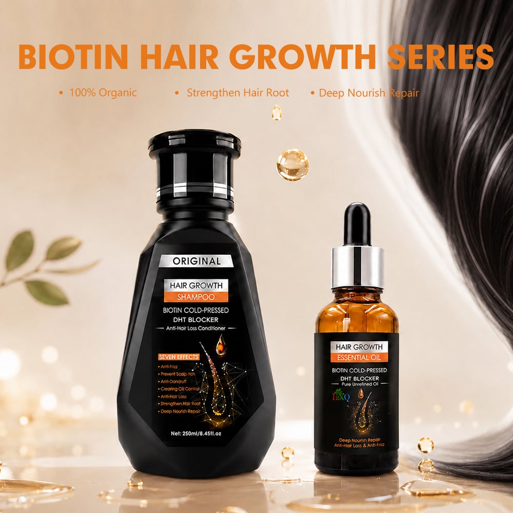 Serie Disaar de biotina contra la caída del cabello y para el crecimiento capilar, para distribución y marca privada