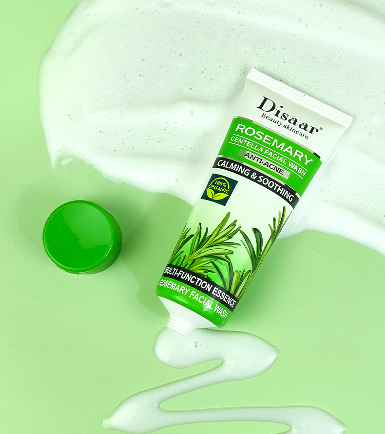 DS5731 100g Rosemary & Centella Asiatica Facial Wash - Revitalizing & Calming Cleanser for All Skin Types | LivePro Beauty factory