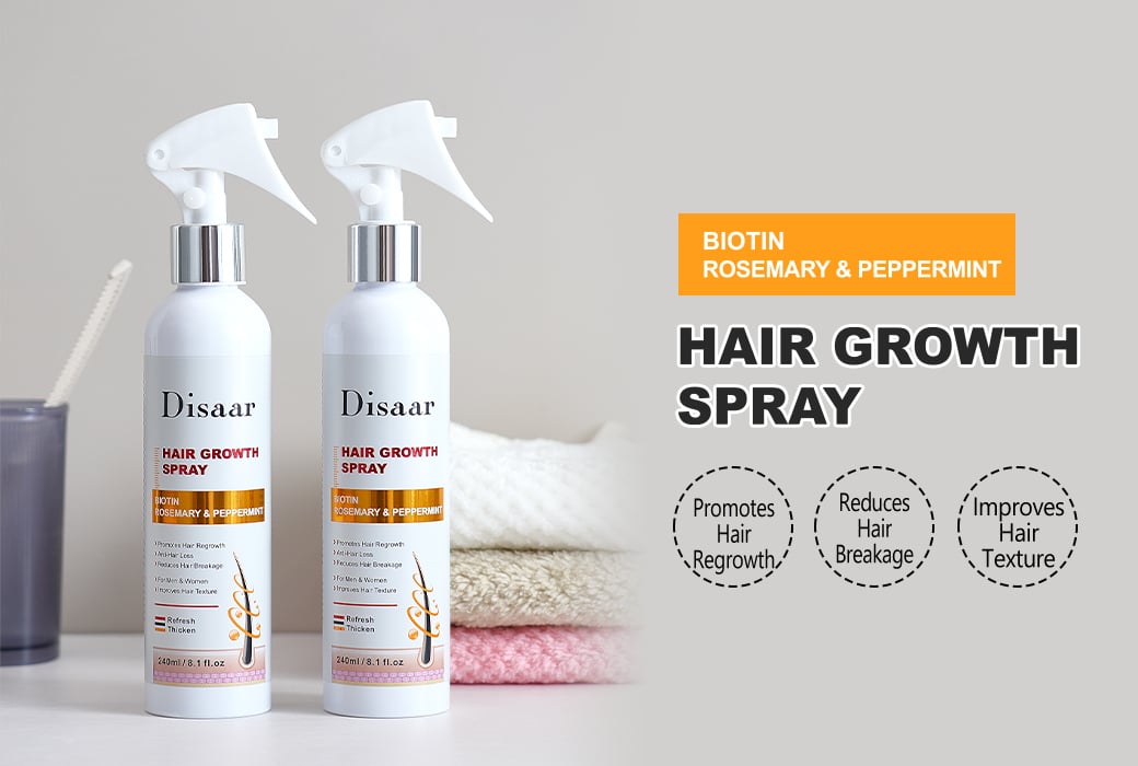 Disaar 240ml Biotin Hair Growth Spray for Refresh & Thicken