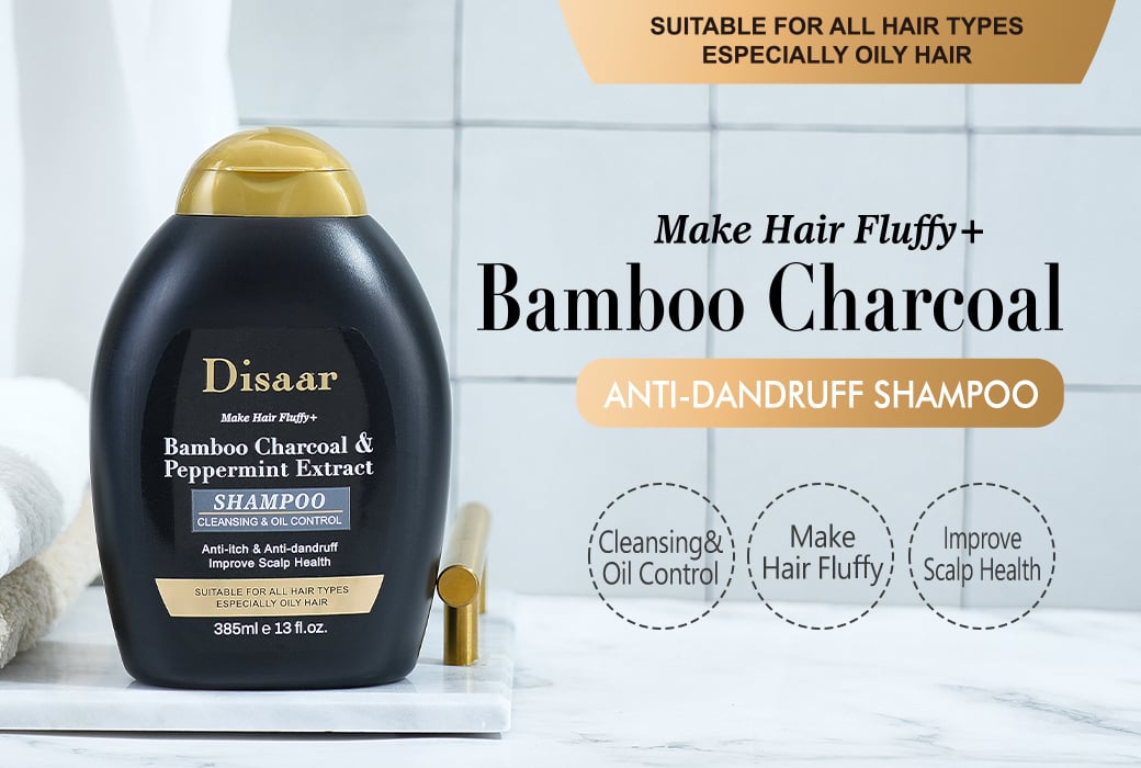 Disaar Bamboo Charcoal Anti Dandruff Shampoo For Oily Scalp